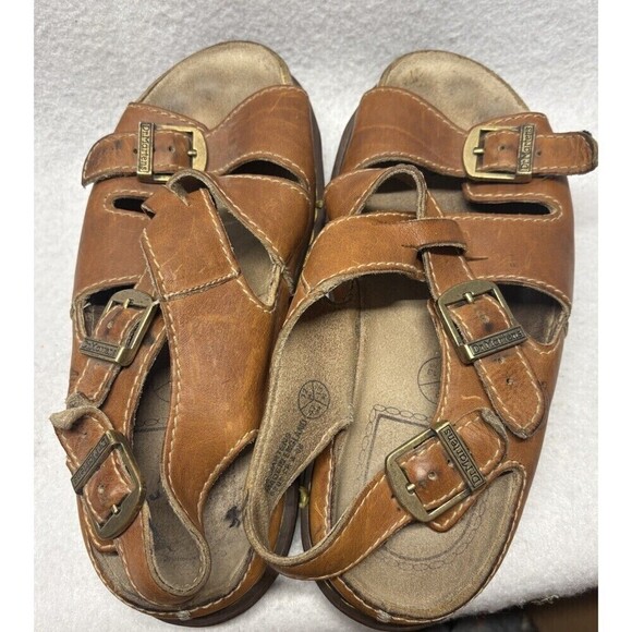 Vintage Dr. Martens 13 US Made in England Rare 8209 Triple Buckle 90s Sandals main image 5